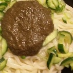 じゃじゃ麺と酒の肴 喜作 - 白じゃじゃ（大・アップ）