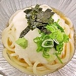 賀茂川 - 夏の人気メニュー冷やし山かけうどん７００円