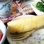 ととかか - 日替わり定食750円 肉と野菜の土鍋をゴマダレで