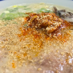 元祖 名島亭 - とんこつにはごまだ！  ブチまけろ！  #BCMKR!