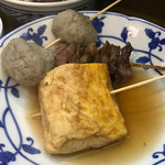 お食事 季節料理 やまいち - おでん／牛すじ、玉子焼き、つみれ