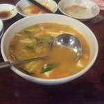 中華家庭料理 雲海 - 【裏メニュー】キムチ豆腐鍋（メッチャ美味いです！♪）