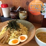 麺や天鳳 - 特製つけ麺（税込750円）からの卓上セット