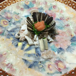 田中旅館 - 河豚刺し＆湯引き