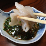 田中旅館 - 特製ポン酢につけて♪