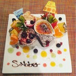 ザッバー - Dessert plateは6種類の手作りデザートから3つ選べます！