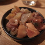 宝寿司分店 - イカの肝とか