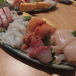 宝寿司分店 - テーブル席だったのでお作りは盛り合わせで