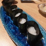 宝寿司分店 - 軍艦に好みで乗せます