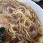 煮干しそばまると - 麺はこんな感じ