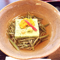 新宿 京懐石 柿傳 - おたのしみランチ＊先付け 新緑寄せ