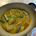 BMS Organics Vegetarian Cafe - soy milk curry laksa