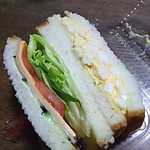 ゲズンタイト - エッグサラダとフレッシュベジサンド250円