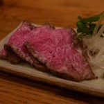 肉家 桜真 - ローストビーフ　（1480円）