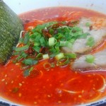 長浜や - 真っ赤な、スープが目を引く、赤博多。