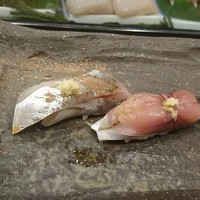 花見鮨 - 鯵と鯖