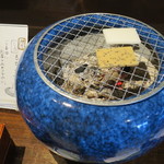 名月荘 - 湯上り処：みそ餅、しろ餅