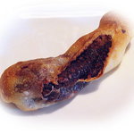 パン焼き小屋 kanon - 2010年12月　バゲット生地に餡子が