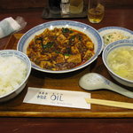 四川麻婆豆腐ランチ、850円