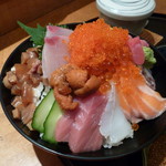 塚本鮮魚店 - 極み海鮮丼、表