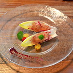 ラ プチット - ズワイガニのサラダ仕立て　オマールのジュレ