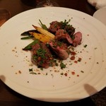 ワイン食堂ペコリーノ - NZL直送ラムの炭火焼　ガーリック