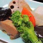 東京家 - 煮物：大根、人参、蓮根、椎茸