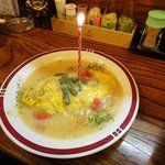 居酒屋くろ兵衛 - ホワイトオムレツ（ｸﾘｽﾏｽﾊﾞｰｼﾞｮﾝ）