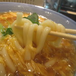 阪急そば - 柔らかい麺