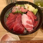 板前寿司 江戸 - まぐろ丼 まぐろがたっぷり！