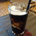 Waraku cafe - ランチのドリンクはアイスコーヒー