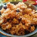 和楽cafe - 酵素玄米（白いご飯も選べます）