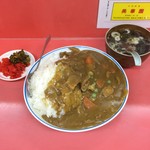 美華園 - カレーライス大盛り。