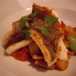 表参道バンブー - 魚料理：かさごのプランチャ