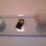 アユート - 桃のｼｬｰﾍﾞｯﾄ、ｶﾞﾄｰｼｮｺﾗ、ｺｺﾅｯﾂﾑｰｽ(ﾃﾞｻﾞｰﾄ)