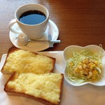 みぃ珈琲 - H.29.1.25.昼 モーニングDセット 500円税込