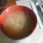 レストラン香港 - 味噌汁