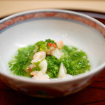 松川 - 焼き餅と伊勢海老　菜の花