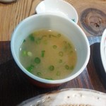 以心　みこと - 蕎麦湯を入れました