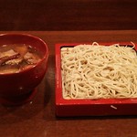 更科藤井 - 鴨せいろ。