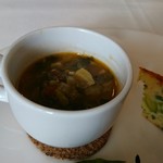 イタリア料理のお店 ラ　サラ  - 野菜たくさんランチスープ