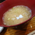 仲寿司 - ランチ　お味噌汁