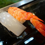 仲寿司 - ランチ　いかとえび