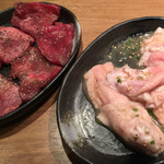 炭火焼肉一頭買い品質 森盛 - 牛タン＆マルコロ