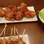 鳥放題 - とりまの唐揚げ、旨ダレキャベツ