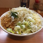 豚星。 - 170202限定みそ800円汁無し蕎麦80円ニンニク