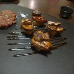 鶏料理ひとりひとり - フォアグラのローストバルサミコソース