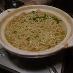 鶏料理ひとりひとり - 〆はラーメン