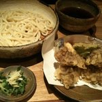うどん山長 - これもいい舞茸天ぷら！