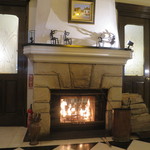 佛蘭西料理 名古屋 - ウェイティングエリアの暖炉